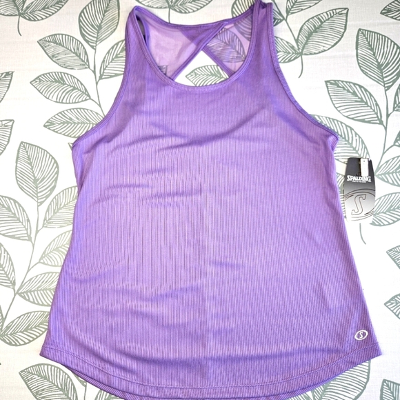 Spalding Tops - NWT!!! Spalding Purple Athletic Tank Top, Size Small